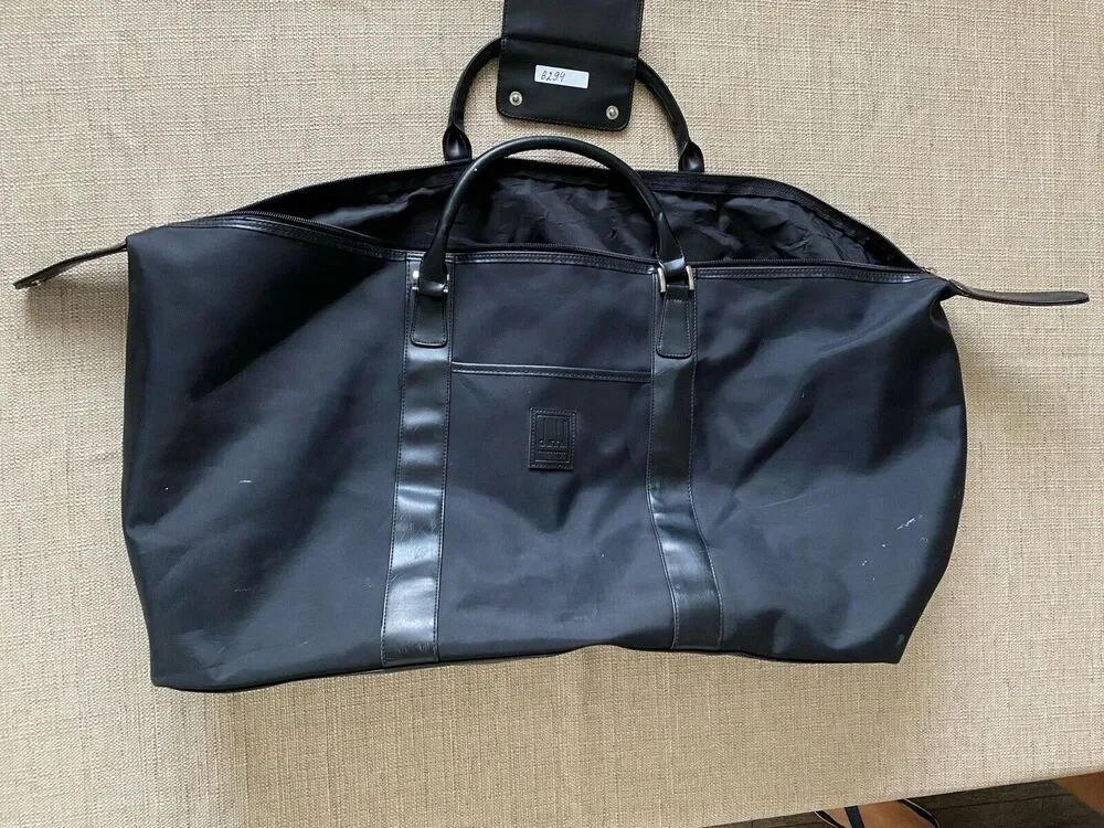 Dunhill Fragrance Duffel Travel Bag Black